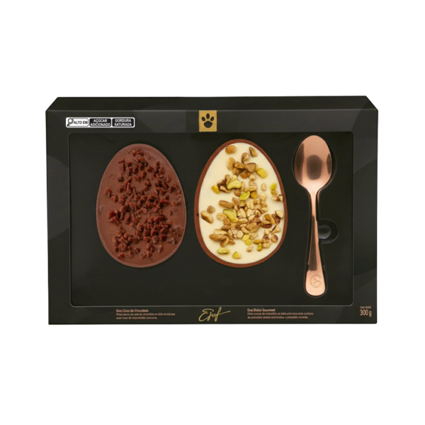 Ovo de Páscoa de Colher Duo Do Chef 300g